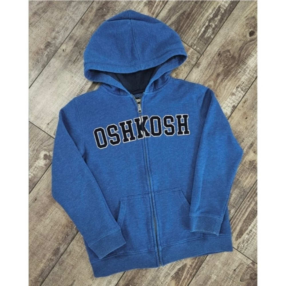 Zip Hoodie Blue Boys Size 14 OSHKOSH